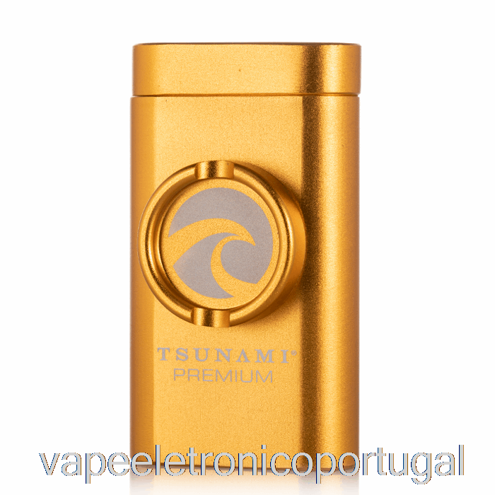Vape Eletronico Tsunami Abrigo E Moedor De Ouro